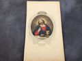 Antique Victorian Hand Coloured Engraving c.1860 – “The Redeemer” – Biblical Hand Painted Print