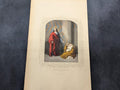 Antique Victorian Hand Coloured Engraving c.1860 – “The Woman Taken In Adultery” – Biblical Hand Painted Print